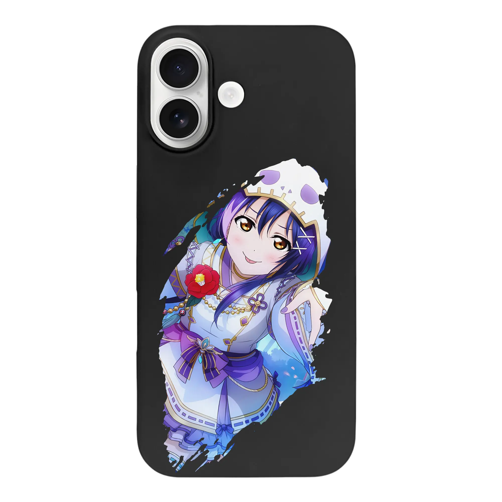 Love Live! グッズ,園田海未 - iPhone 17 シリーズ シリコンケース 薄型 耐衝撃 指紋防止 ソフトタッチカバー 精密フィット 傷防止 保護ケース iPhone 17/17 Air/17 Pro/17 Pro Max 対応